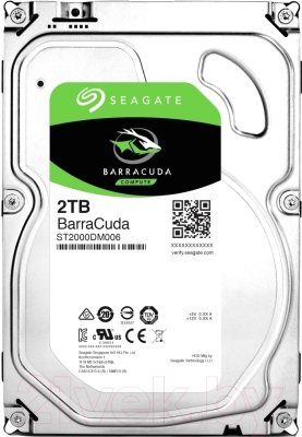 Жесткий диск Seagate  BarraCuda 2TB (ST2000DM006)