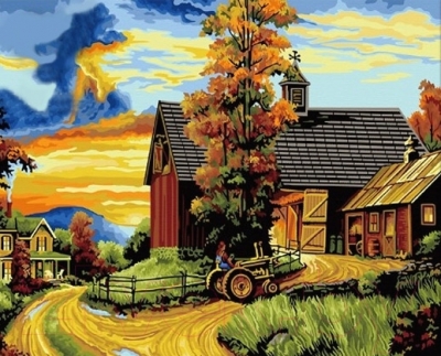 Картина по номерам Truehearted Фермерские будни (HB4050335)