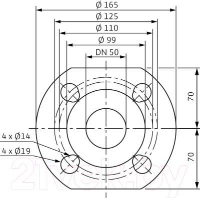 Циркуляционный насос Wilo Stratos 50/1-16 PN6/10 (2150590)