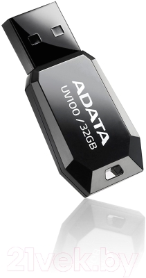Usb flash накопитель A-data DashDrive UV100 Black 32GB (AUV100-32G-RBK)