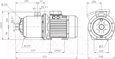 Поверхностный насос Wilo MHI 805 DM (4149100)