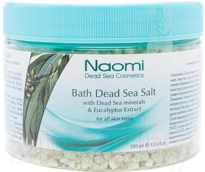 Соль для ванны Naomi С экстрактом эвкалипта KM 0012 (350мл)