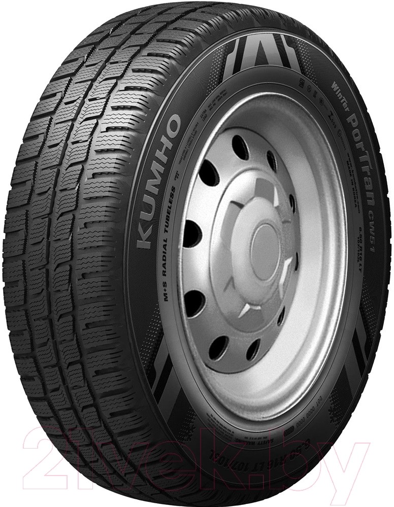 Зимняя легкогрузовая шина Kumho Winter PorTran CW51 225/65R16C 112R