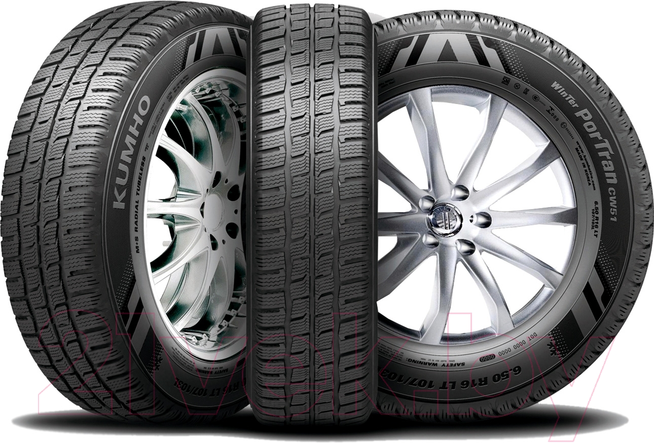 Зимняя легкогрузовая шина Kumho Winter PorTran CW51 225/65R16C 112R