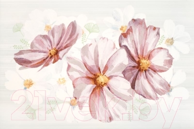 Декоративная плитка Cersanit Melissa Инсерто Flower (300x450)