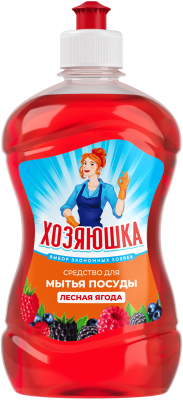Средство для мытья посуды Хозяюшка Лесная ягода (500мл)