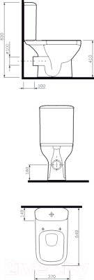 Изображение товара Унитаз напольный AM.PM Like C808607SC