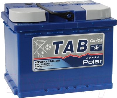 Автомобильный аккумулятор TAB Polar Blue 66 L / 121166 (66 А/ч)