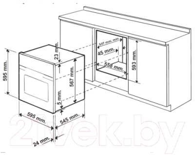 Электрический духовой шкаф Hotpoint 7OFTR 850 (OW) RU/HA