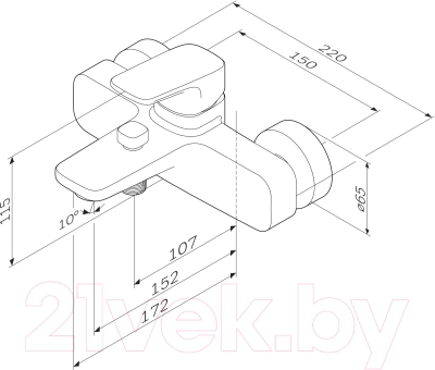 Смеситель AM.PM Spirit F7010000