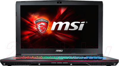 Игровой ноутбук MSI GE62 6QE-461RU Apache Pro (9S7-16J512-461)