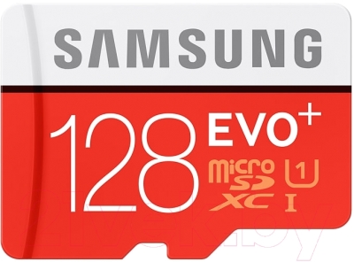 Карта памяти Samsung EVO+ microSDXC 128GB (MB-MC128DA/RU)