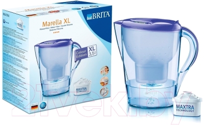 Фильтр-кувшин Brita Marella XL (сиреневая лаванда Мемо)