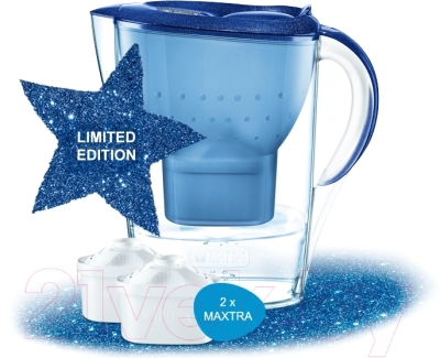 Фильтр-кувшин Brita Marella XL Milky Way Blue (+ 2 картриджа Maxtra)