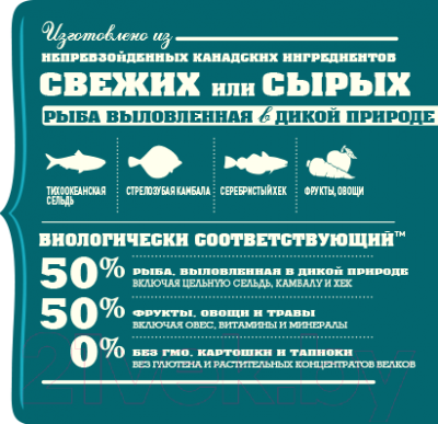 Сухой корм для собак Acana Wild Coast (2кг)