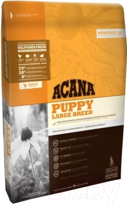 Сухой корм для собак Acana Heritage Puppy Large Breed (11.4кг)
