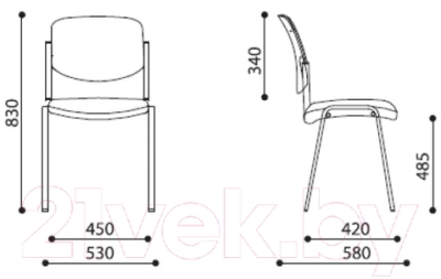 Стул офисный Nowy Styl Era Chrome (FJ-6)