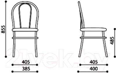 Стул Nowy Styl Tulipan Chrome (EV-02)