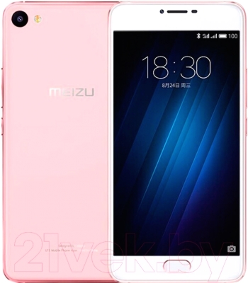 Смартфон Meizu U10 16GB / U680A (розовый)