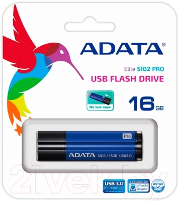 Usb flash накопитель A-data S102 Pro Advanced 16GB (AS102P-16G-RBL)