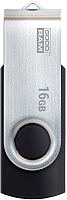 Usb flash накопитель Goodram Twister 16GB Black (UTS2-0160K0R11) - 
