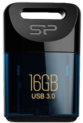 Usb flash накопитель Silicon Power Jewel J06 Dark Blue 16GB (SP016GBUF3J06V1D)