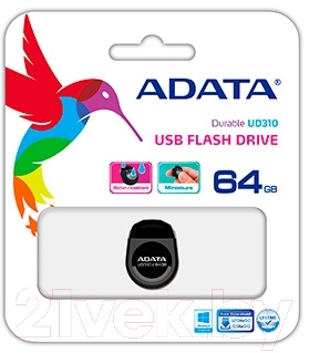 Usb flash накопитель A-data UD310 Black 64Gb (AUD310-64G-RBK)