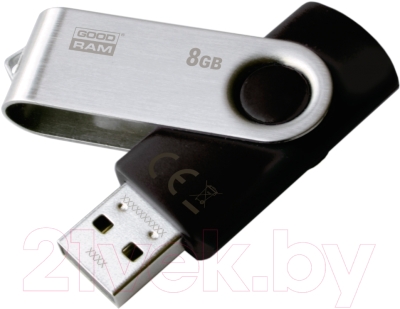 Usb flash накопитель Goodram Twister 8GB Black (UTS2-0080K0R11)