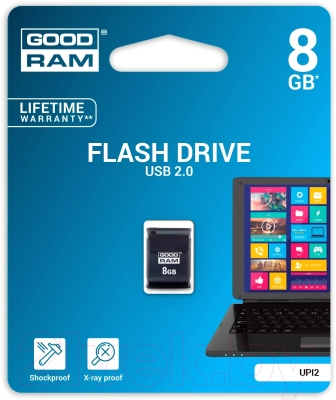 Usb flash накопитель Goodram UPI2 8GB (черный) (UPI2-0080K0R11)