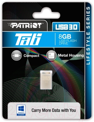 Usb flash накопитель Patriot Tab 8GB (PSF8GTAB3USB)