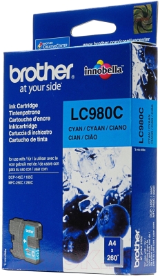 Картридж Brother LC980C