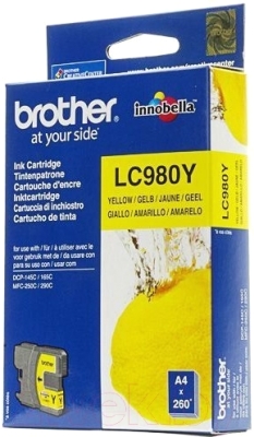 Картридж Brother LC980Y