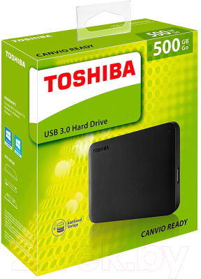 Внешний жесткий диск Toshiba Canvio Ready 500GB (HDTP205EK3AA)