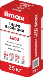 

Гидроизоляция цементная ilmax, Aqua-stop 4600