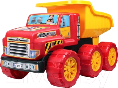 Самосвал игрушечный ТехноК Большой самосвал 4203 - цвет колёс уточняйте при заказе
