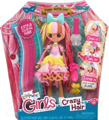 Кукла Lalaloopsy Girls Разноцветные волосы: Вафелька (537274)