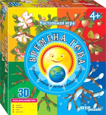 Настольная игра Step Puzzle Времена года / 76554