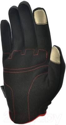 Перчатки для пауэрлифтинга Adidas ADGB-12421RD (S, черный\красный)