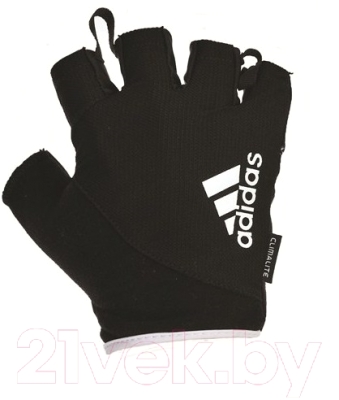 Перчатки для пауэрлифтинга Adidas ADGB-12323 (L, белый)