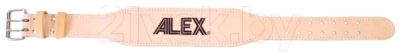 Пояс для пауэрлифтинга Alex FT-CLB-XL (XL, бежевый)