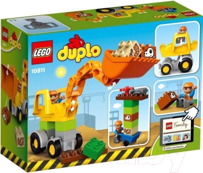 Конструктор Lego Duplo Экскаватор-погрузчик 10811