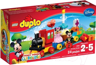 Конструктор Lego Duplo День рождения с Микки и Минни 10597