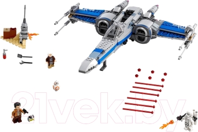 Конструктор Lego Star Wars Истребитель Сопротивления типа Икс 75149