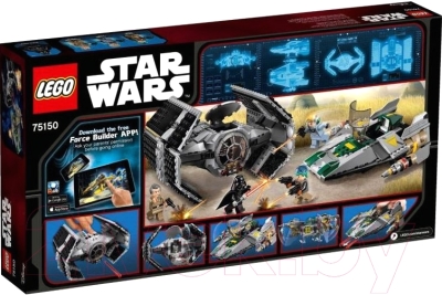 Изображение товара Конструктор Lego Star Wars Усовершенствованный истребитель Дарта Вейдера 75150