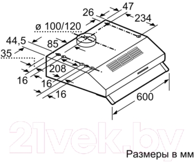 Вытяжка плоская Bosch DHU645D