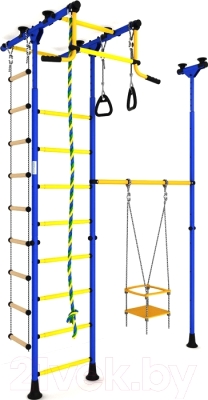 Детский спортивный комплекс Romana Карусель R33 ДСКМ-3-8.06.Т.490.01-64 (синий/желтый)