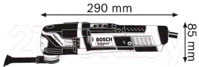 Профессиональный мультиинструмент Bosch GOP 55-36 Professional (0.601.231.101)