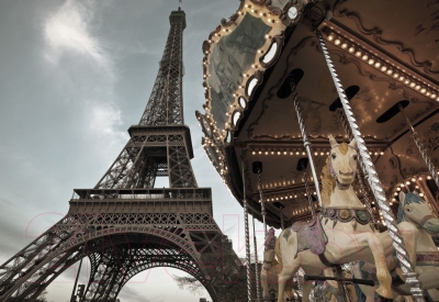 Фотообои листовые Komar Carrousel de Paris 1-602 (184x127)