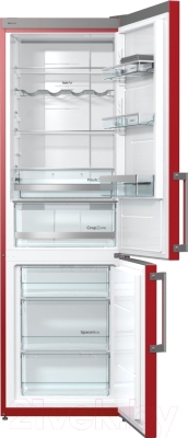 Холодильник с морозильником Gorenje NRK6192MR