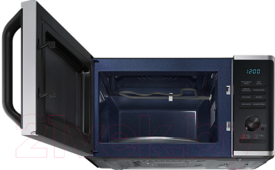 Микроволновая печь Samsung MG23K3515AS - с открытой дверцей 2